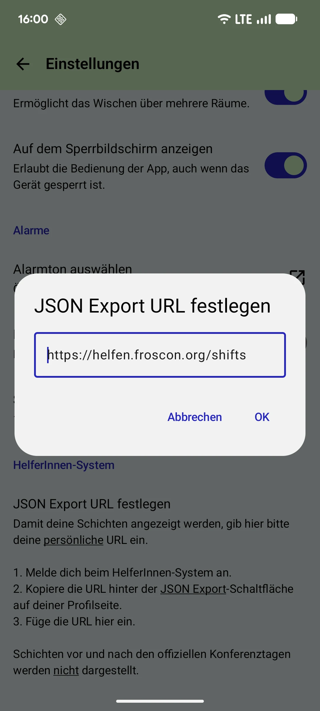 FrOSCon 2026 Fahrplan screenshot