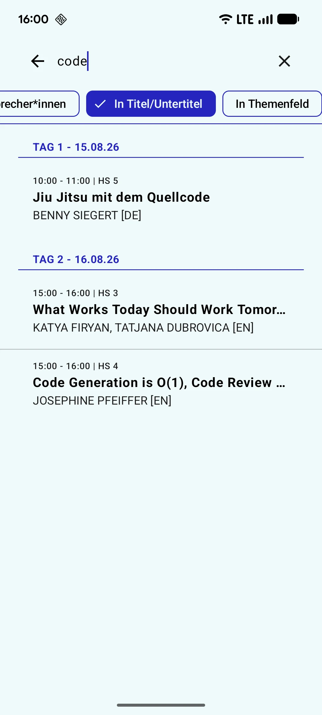 FrOSCon 2026 Fahrplan screenshot